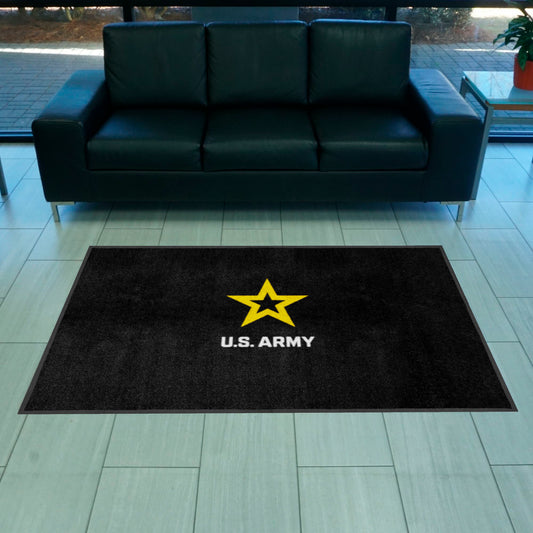 U.S. Army 4X6 High-Traffic Mat with Durable Rubber Backing - Landscape Orientation