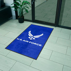 U.S. Air Force 3X5 High-Traffic Mat with Durable Rubber Backing - Portrait Orientation