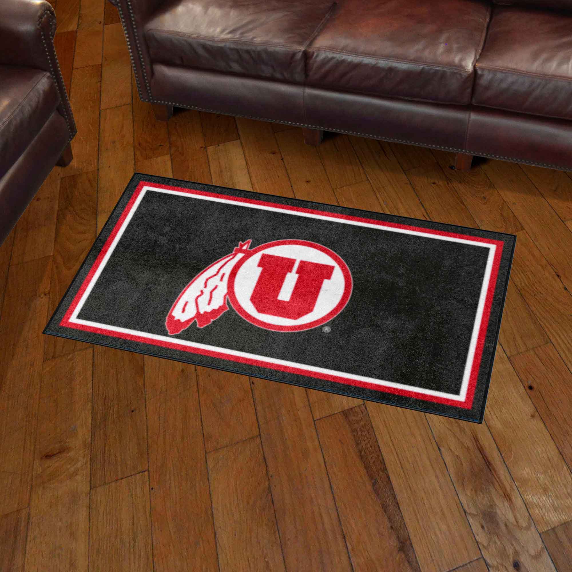 Utah Utes 3ft. x 5ft. Plush Area Rug