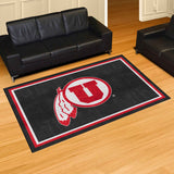 Utah Utes 5ft. x 8 ft. Plush Area Rug