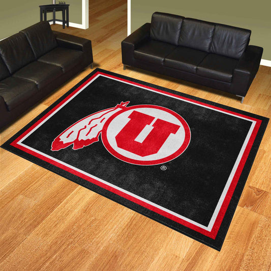 Utah Utes 8ft. x 10 ft. Plush Area Rug