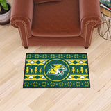 Northern Michigan University Wildcats Holiday Sweater Starter Mat Accent Rug - 19in. x 30in.