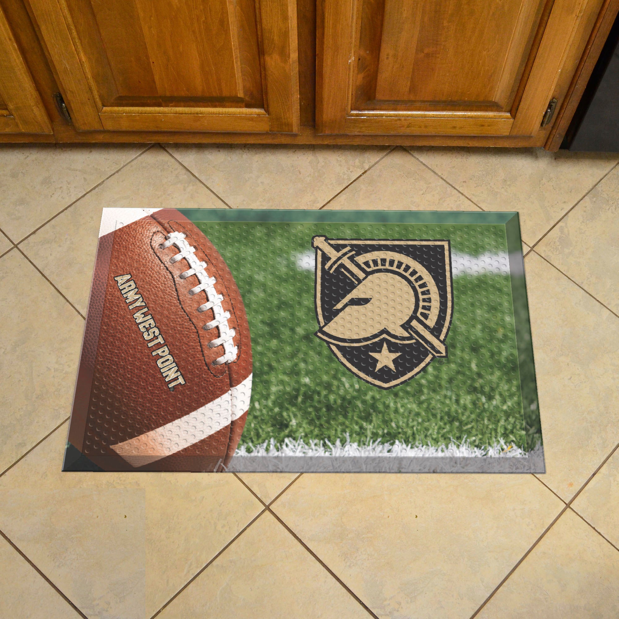 Army West Point Black Knights Rubber Scraper Door Mat