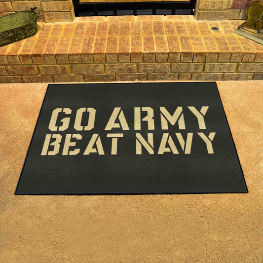 House Divided - Army West Point / Naval Academy House Divided Rug - 34 in. x 42.5 in. - House Divided - Army West Point / Naval Academy