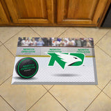 North Dakota Fighting Hawks Rubber Scraper Door Mat