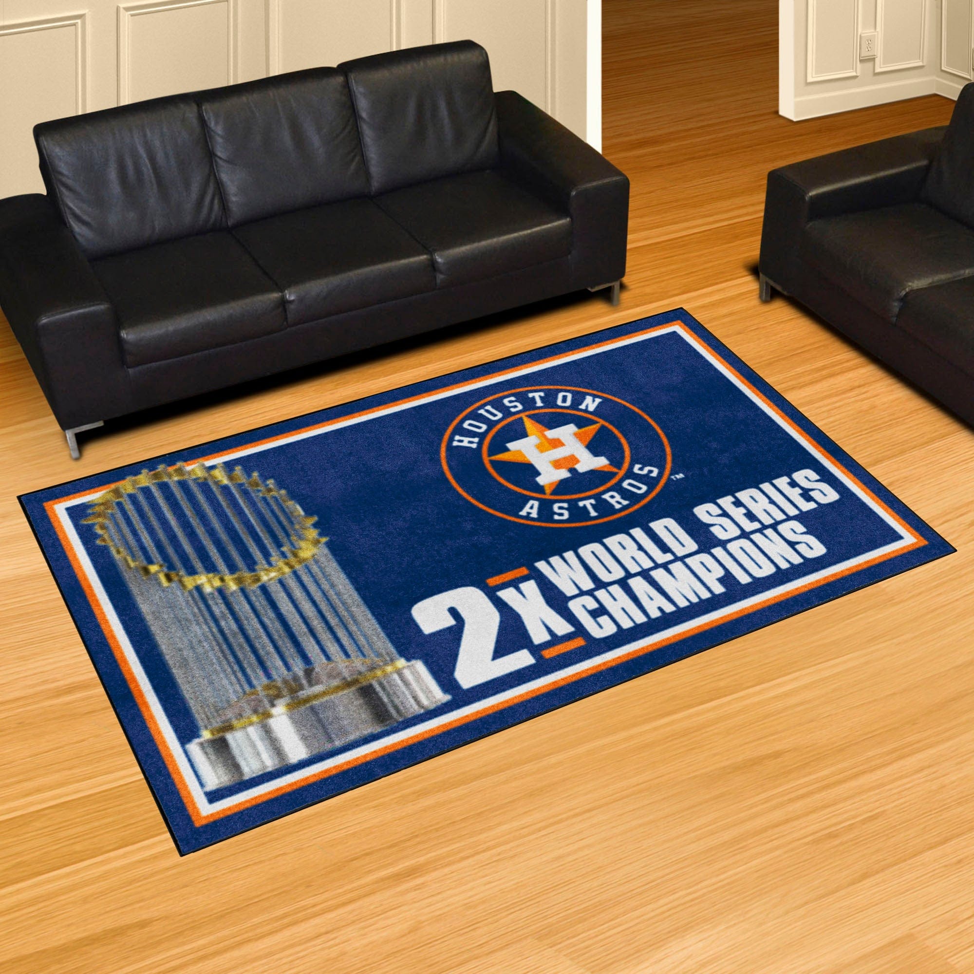 Houston Astros Dynasty 5ft. x 8 ft. Plush Area Rug - Houston Astros