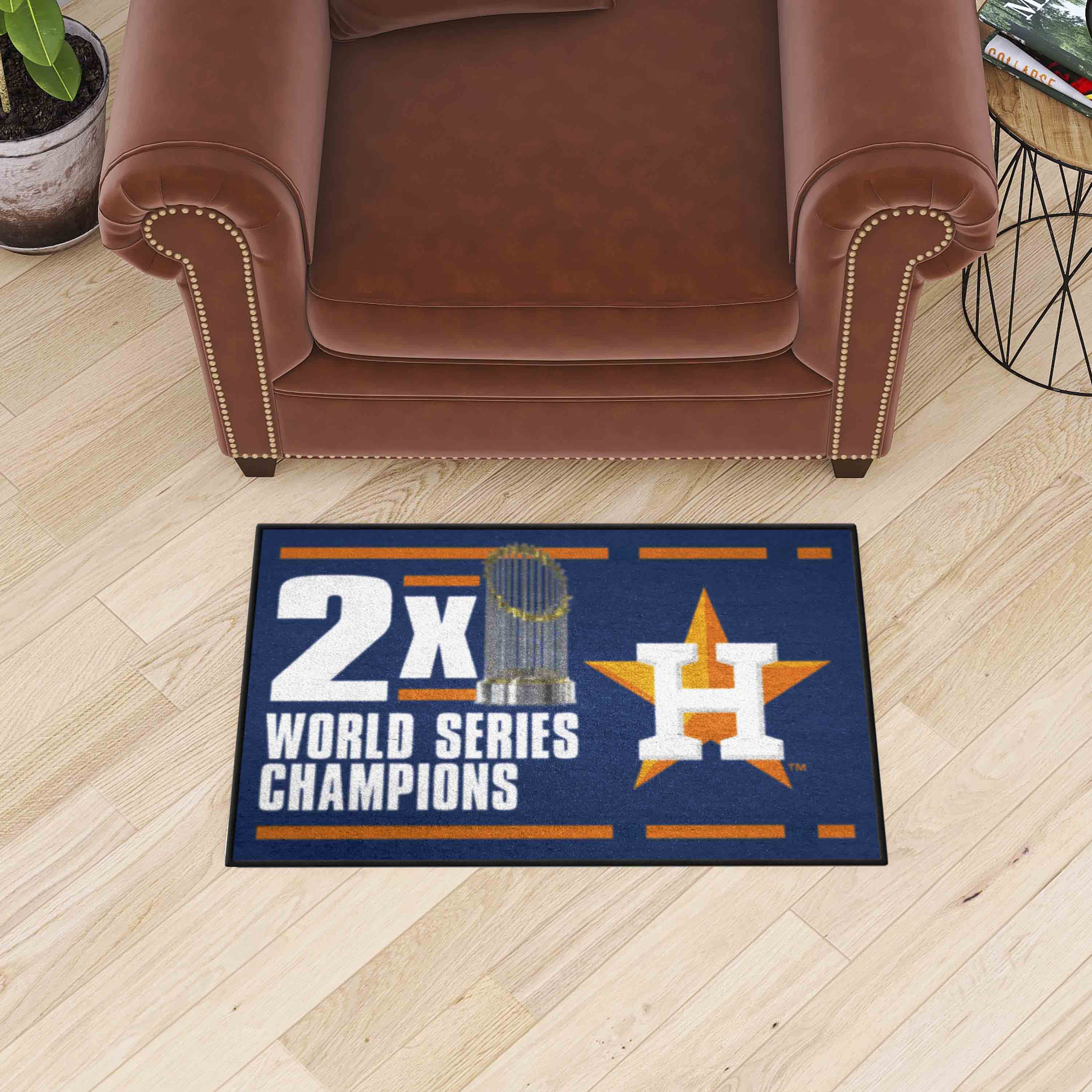 Houston Astros Dynasty Starter Mat Accent Rug - 19in. x 30in. - Houston Astros