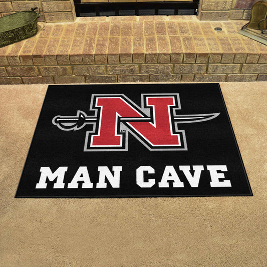 Nicholls State Colonels Man Cave All-Star Rug - 34 in. x 42.5 in. - Nicholls State