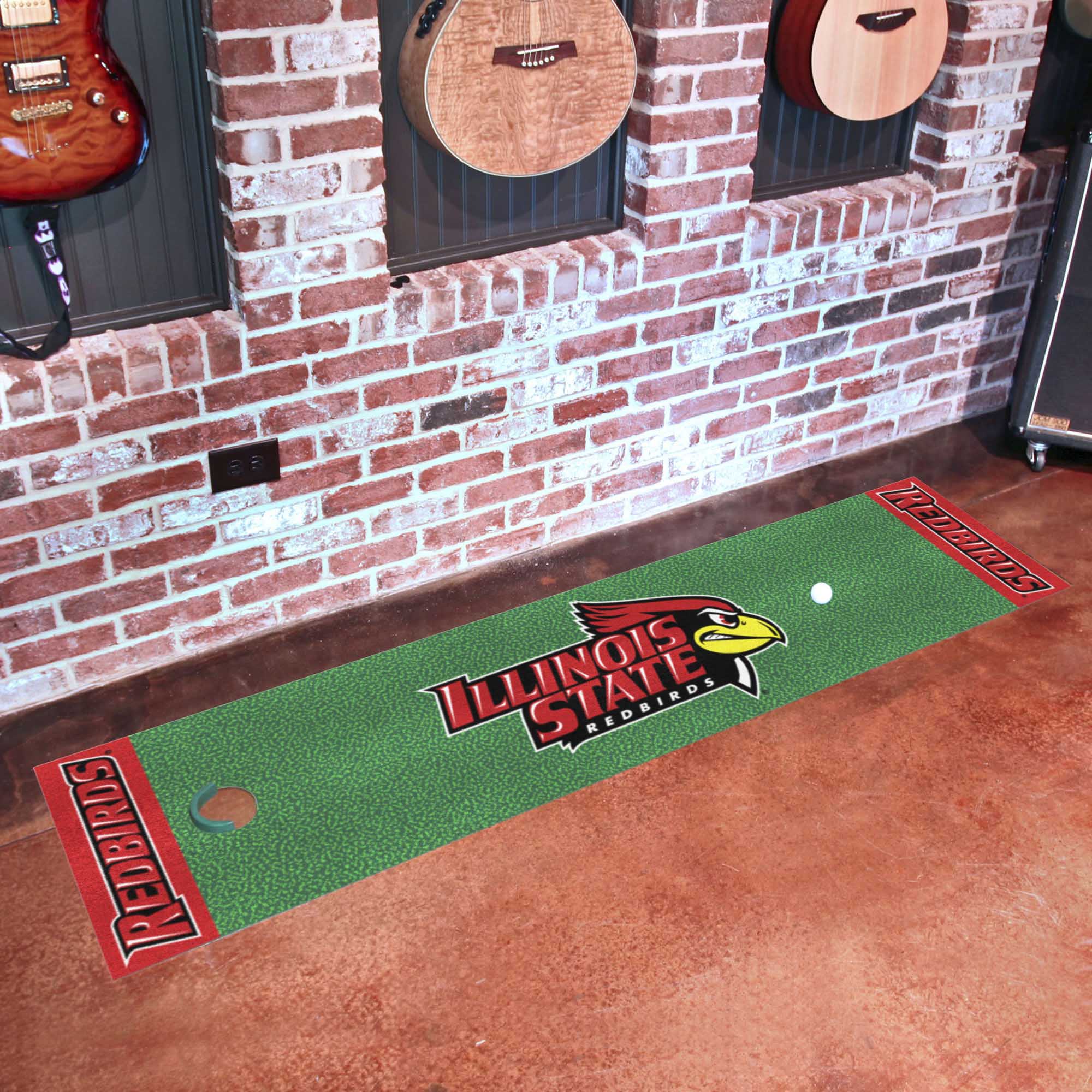 New Mexico State University Lobos Putting Green Mat - 1.5ft. x 6ft. - New Mexico State University