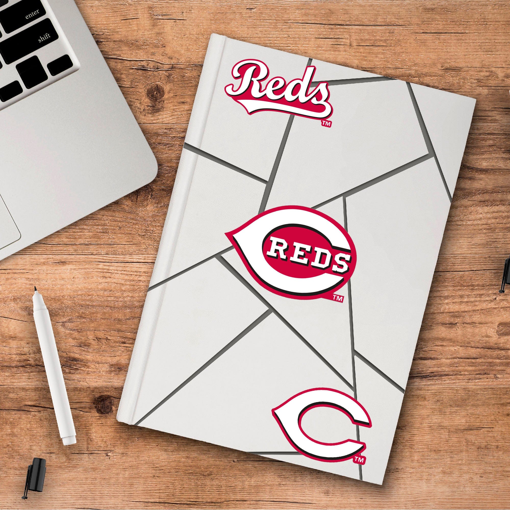 Cincinnati Reds 3 Piece Decal Sticker Set - Cincinnati Reds