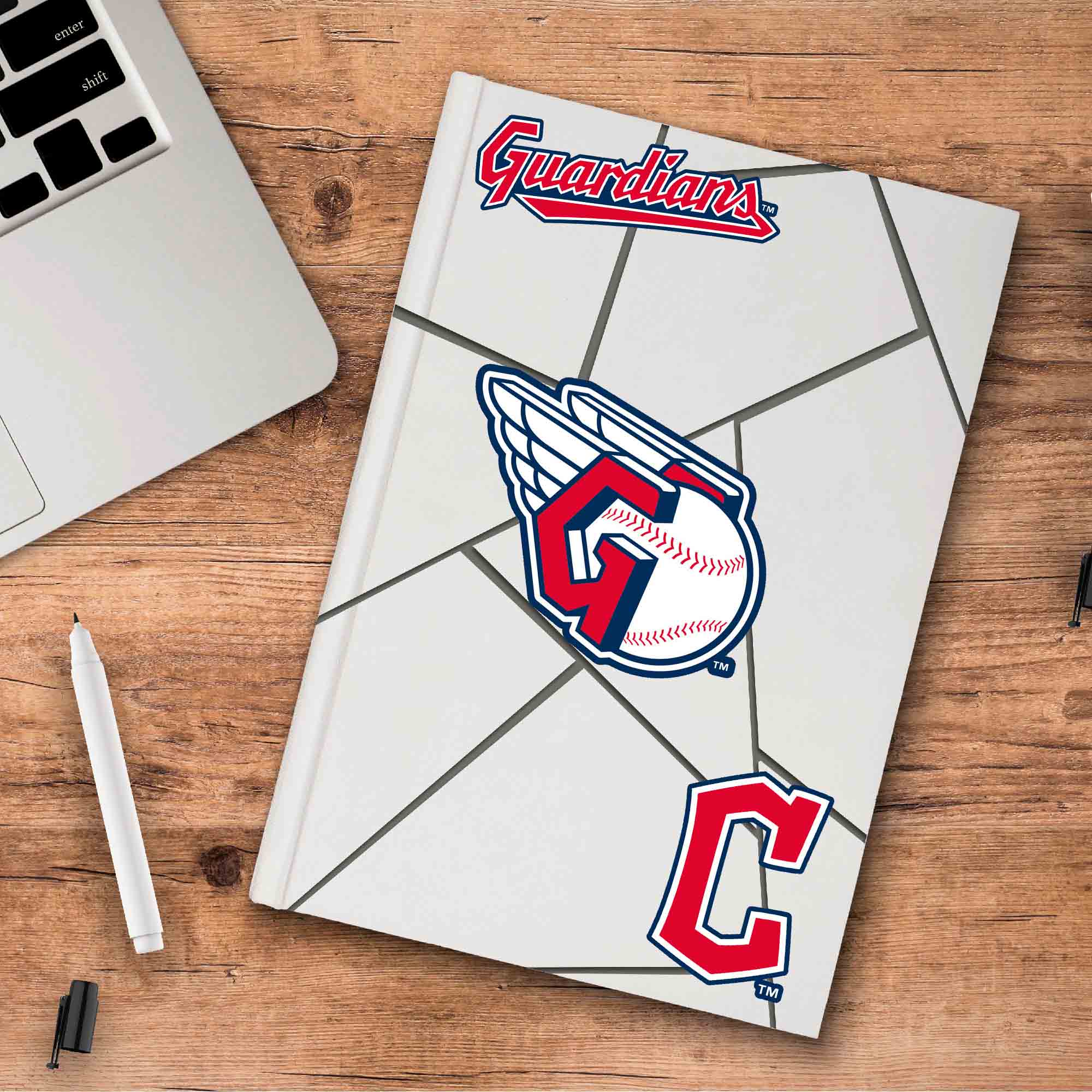 Cleveland Guardians 3 Piece Decal Sticker Set - Cleveland Guardians