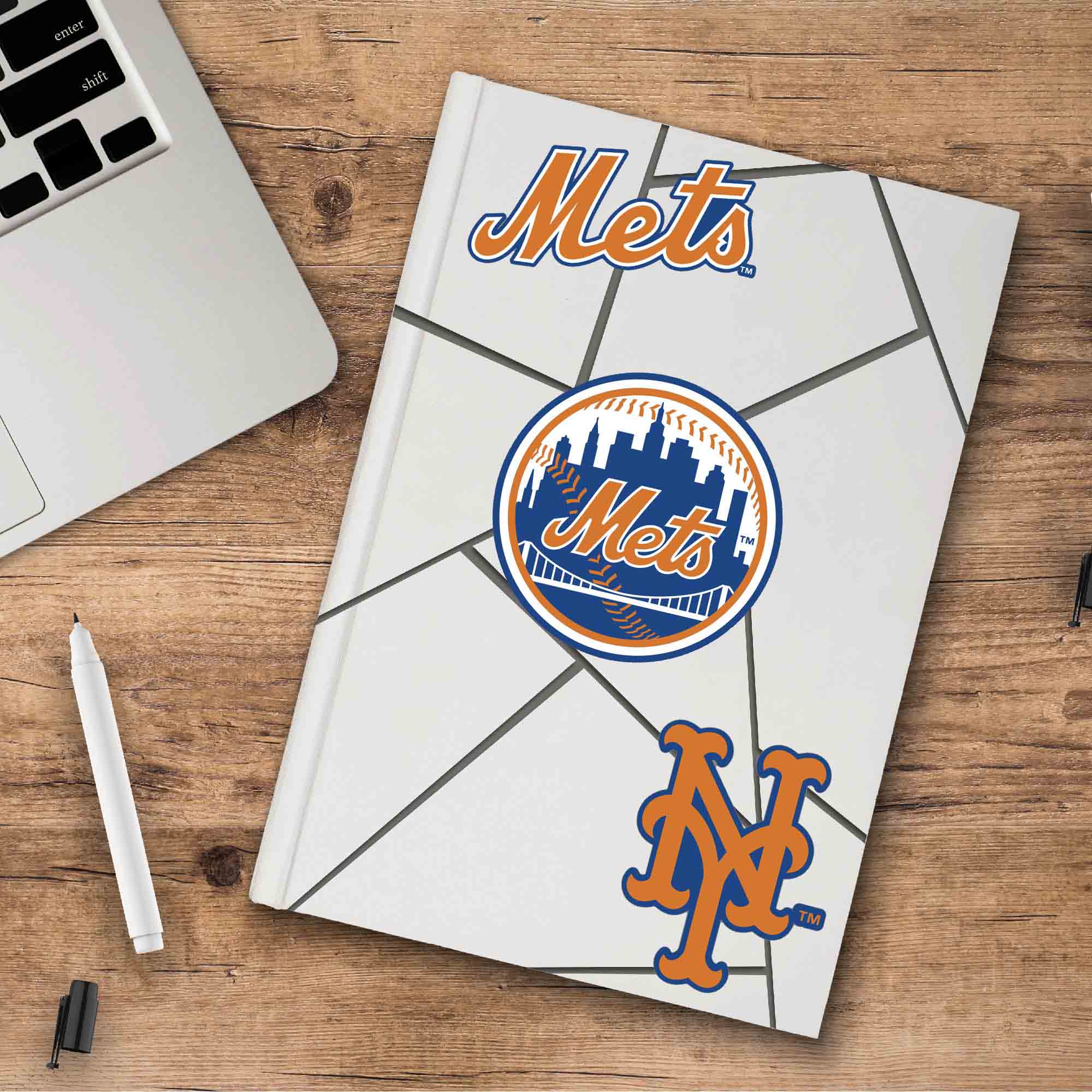 New York Mets 3 Piece Decal Sticker Set