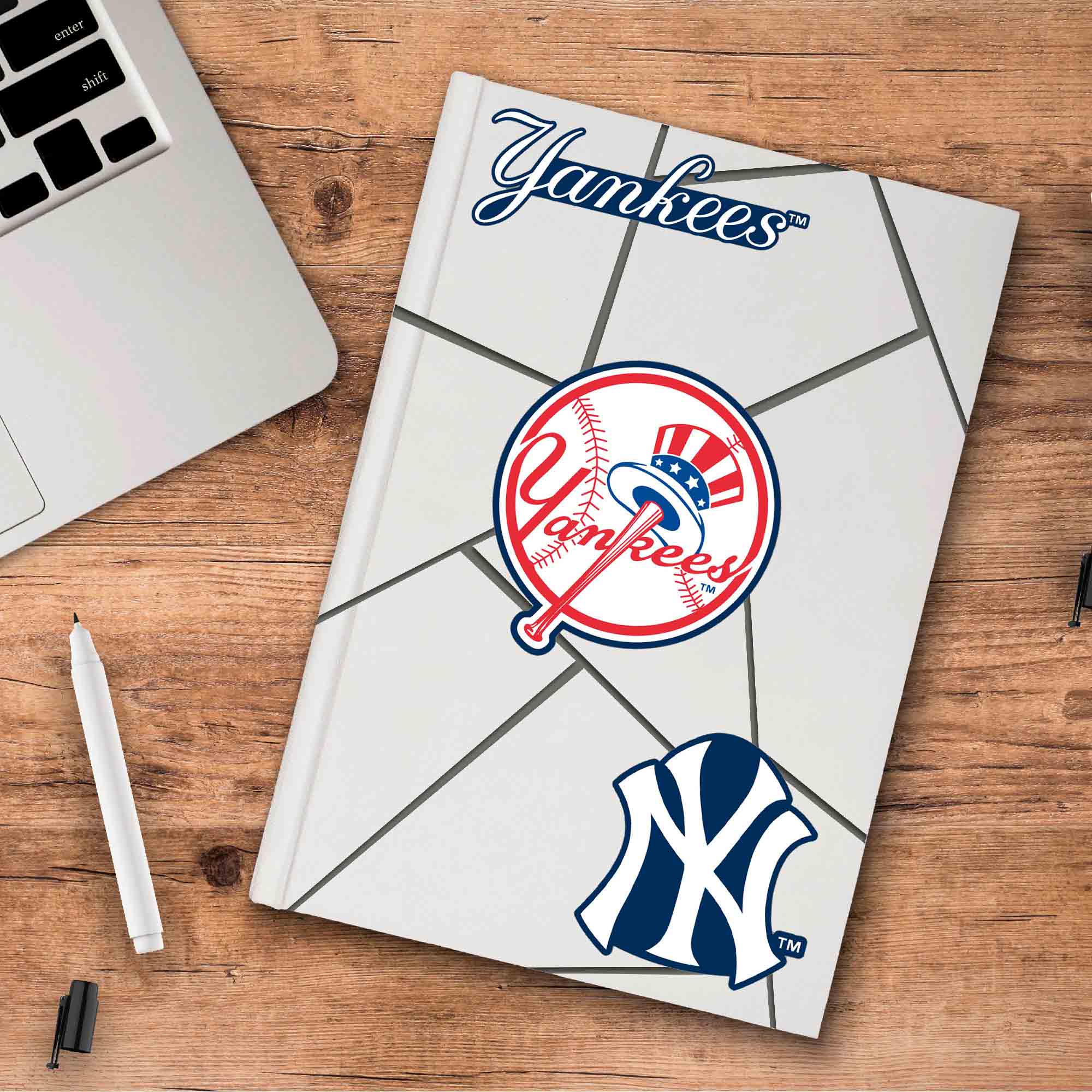 New York Yankees 3 Piece Decal Sticker Set - New York Yankees