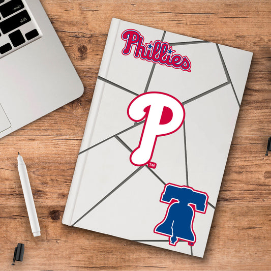 Philadelphia Phillies 3 Piece Decal Sticker Set