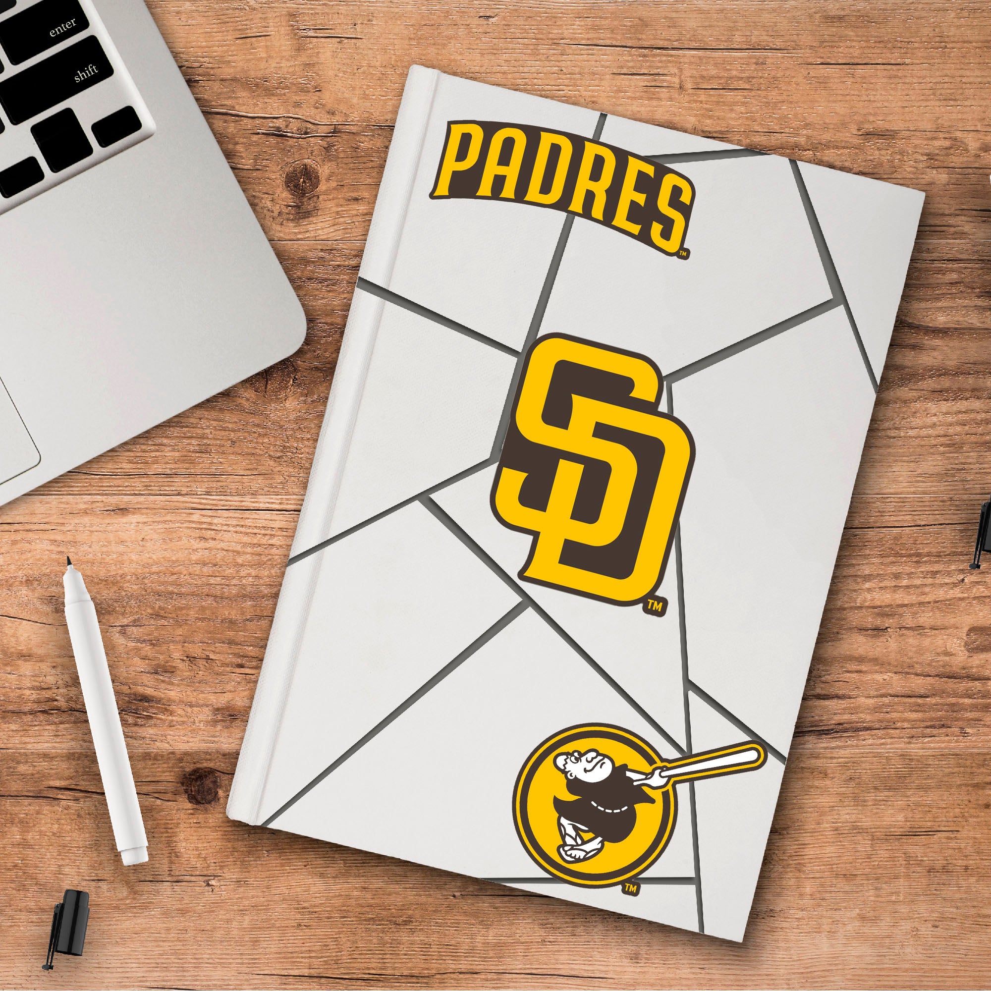 San Diego Padres 3 Piece Decal Sticker Set