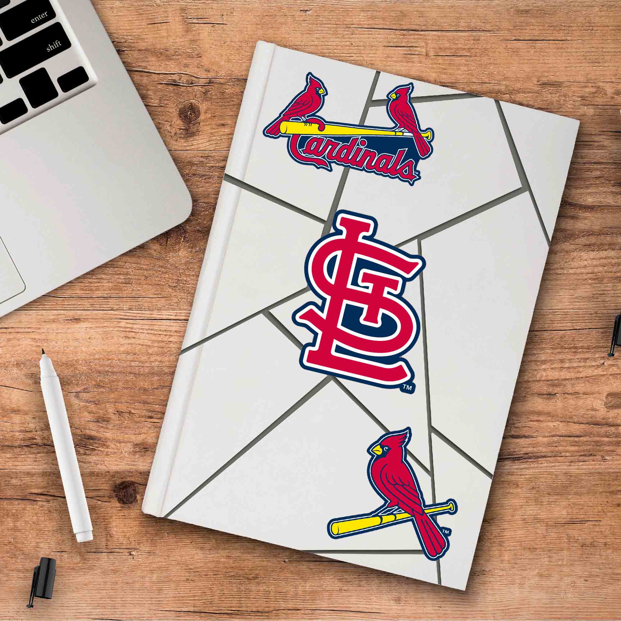 St. Louis Cardinals 3 Piece Decal Sticker Set