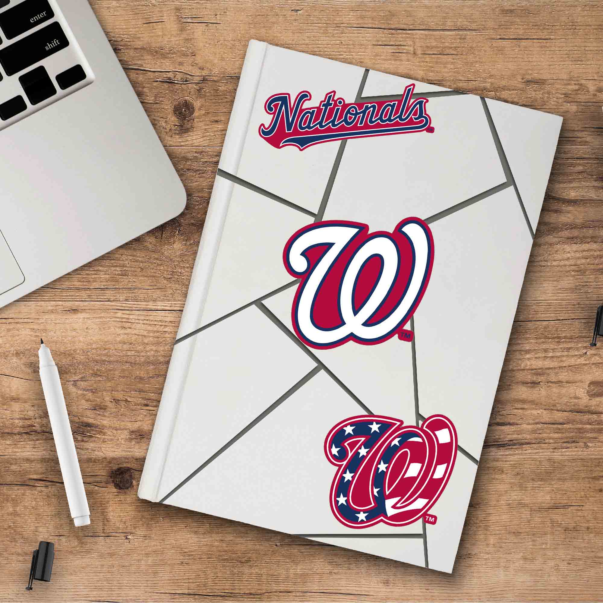 Washington Nationals 3 Piece Decal Sticker Set