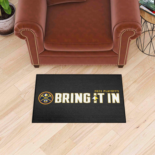 Denver Nuggets 2023 NBA Finals Champions Starter Mat Accent Rug - 19in. x 30in.