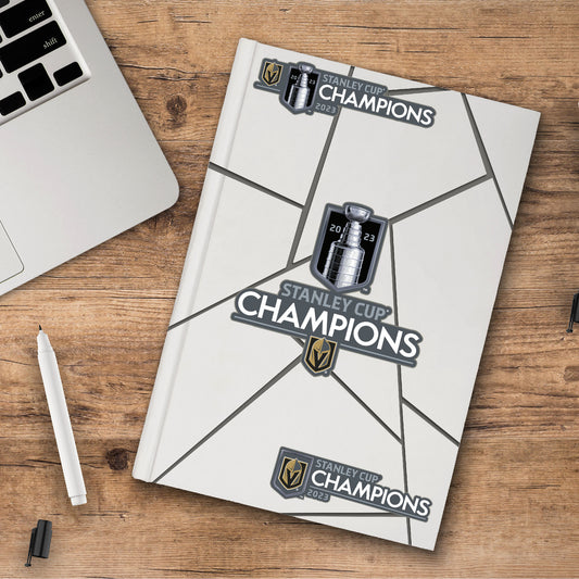 Vegas Golden Knights 2023 Stanley Cup Champions 3 Piece Decal Sticker Set