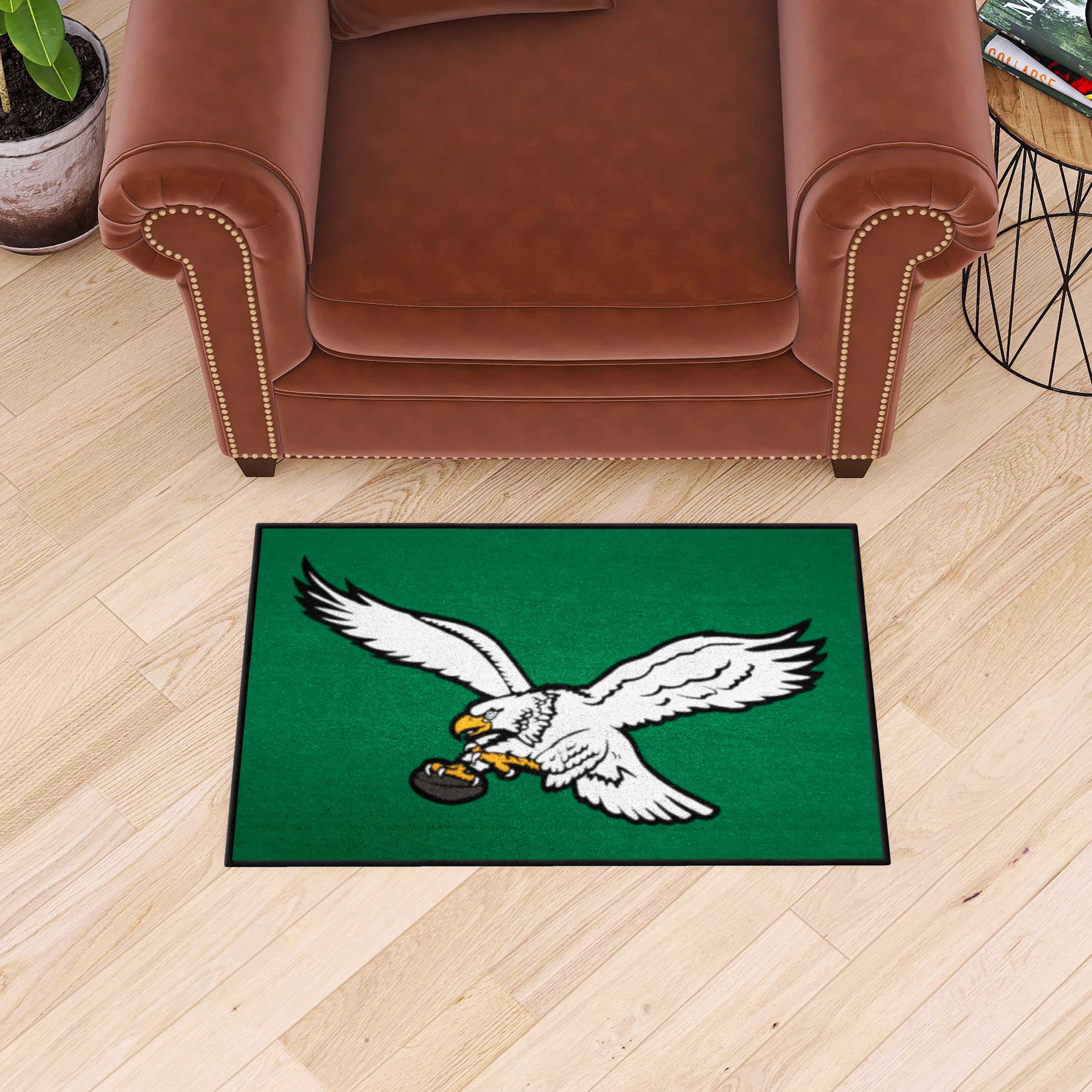 Philadelphia Eagles Starter Mat Accent Rug - 19in. x 30in. - Retro Collection