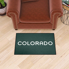 Colorado Rockies Starter Mat Accent Rug - 19in. x 30in. - Colorado Rockies