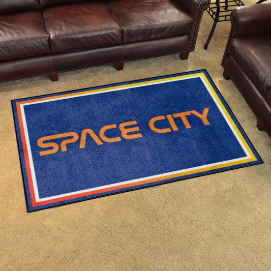 Houston Astros 4ft. x 6ft. Plush Area Rug