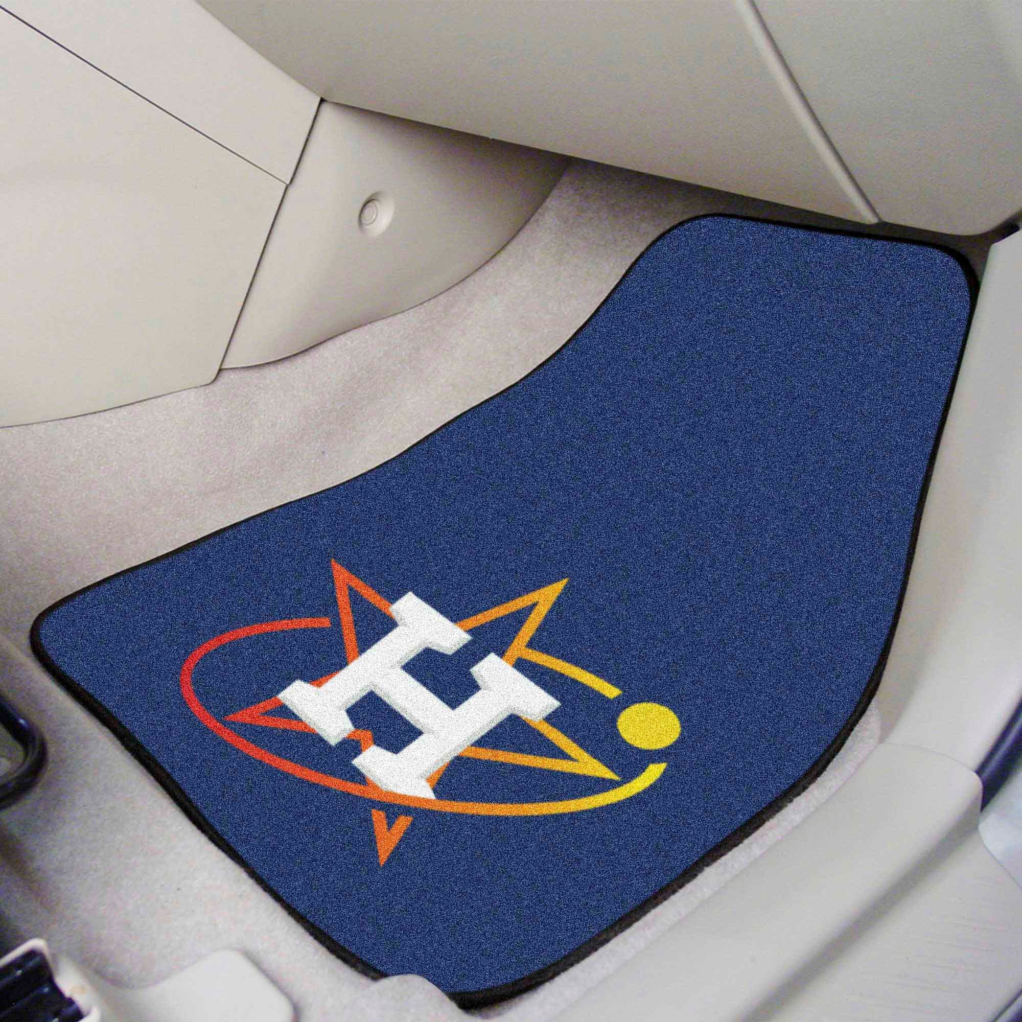 Houston Astros Front Carpet Car Mat Set - 2 Pieces