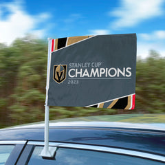 Vegas Golden Knights 2023 Stanley Cup Champions Car Flag Large 1pc 11" x 14"