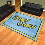 Milwaukee Brewers 8ft. x 10 ft. Plush Area Rug