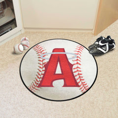 Los Angeles Angels Baseball Rug - 27in. Diameter