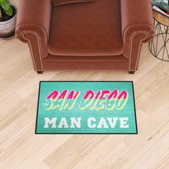 San Diego Padres Man Cave Starter Mat Accent Rug - 19in. x 30in.