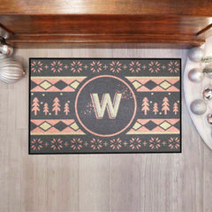 Washington Nationals Holiday Sweater Starter Mat Accent Rug - 19in. x 30in.