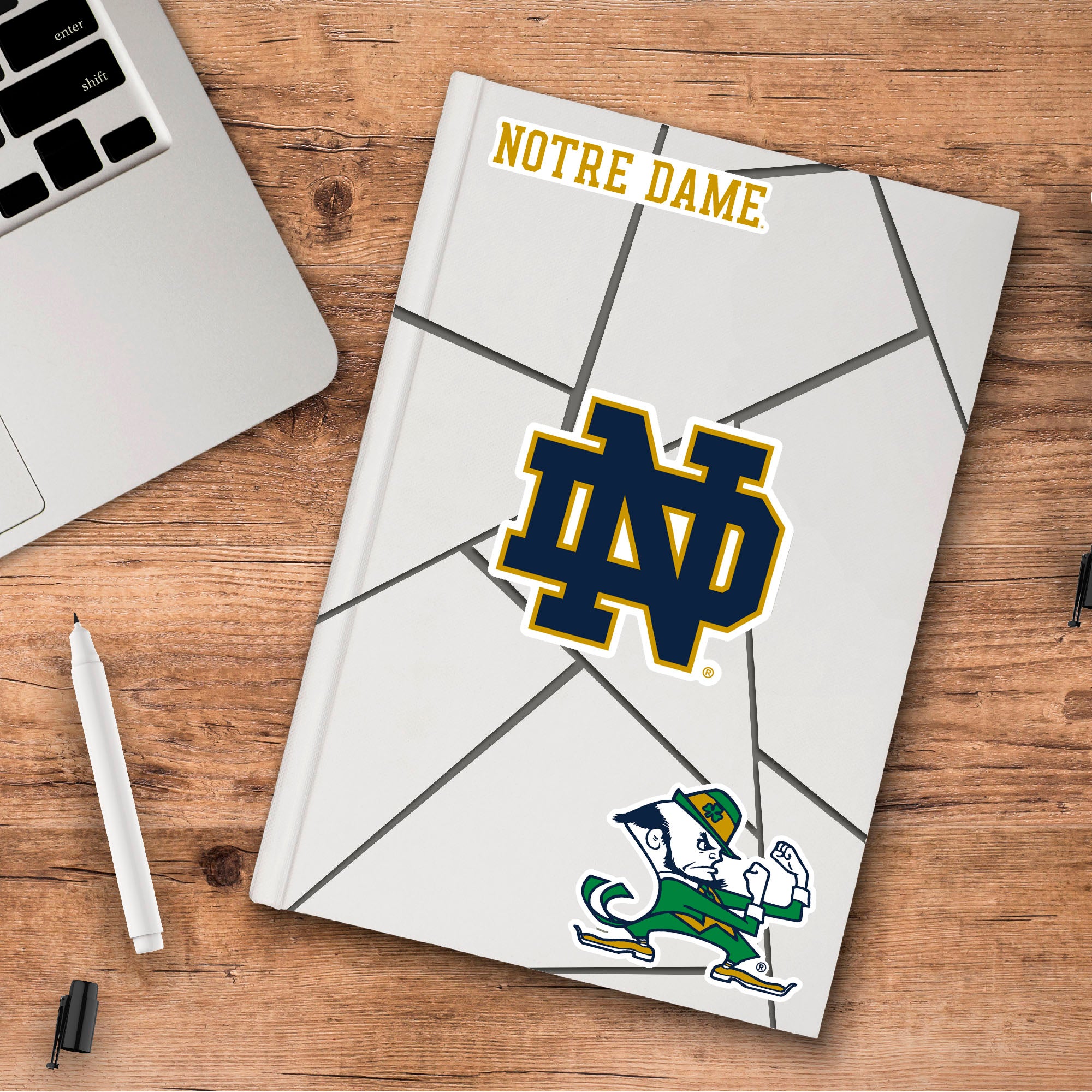 Notre Dame Fighting Irish 3 Piece Decal Sticker Set