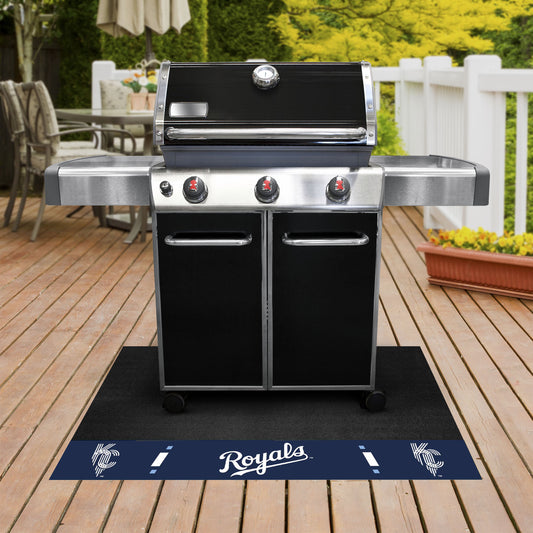 Kansas City Royals Vinyl Grill Mat - 26in. x 42in.