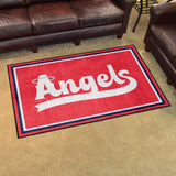 Los Angeles Angels 4ft. x 6ft. Plush Area Rug