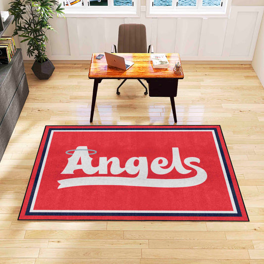 Los Angeles Angels 5ft. x 8 ft. Plush Area Rug