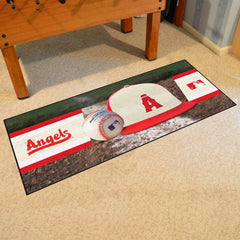 Los Angeles Angels Baseball Runner Rug - 30in. x 72in.