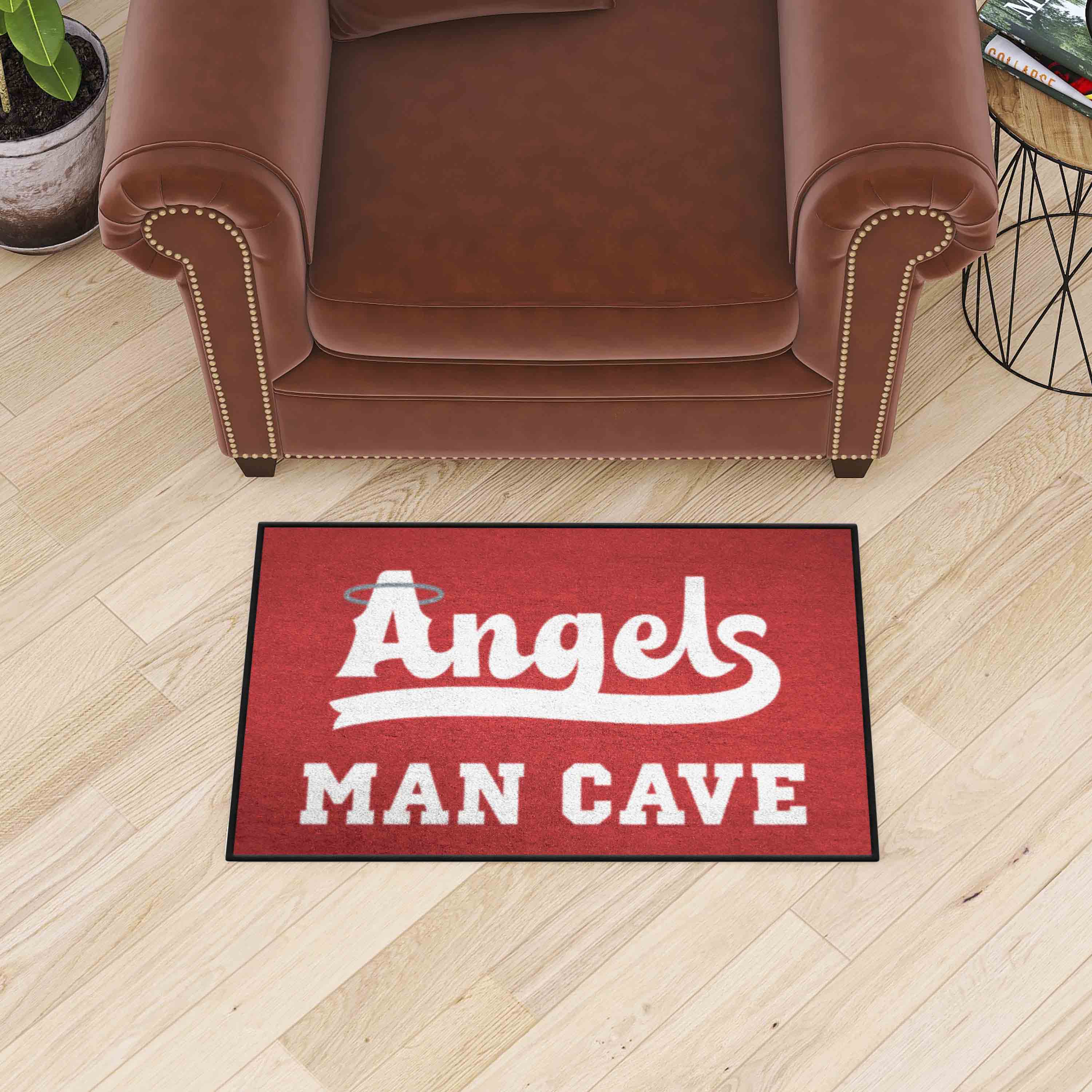 Los Angeles Angels Man Cave Starter Mat Accent Rug - 19in. x 30in.