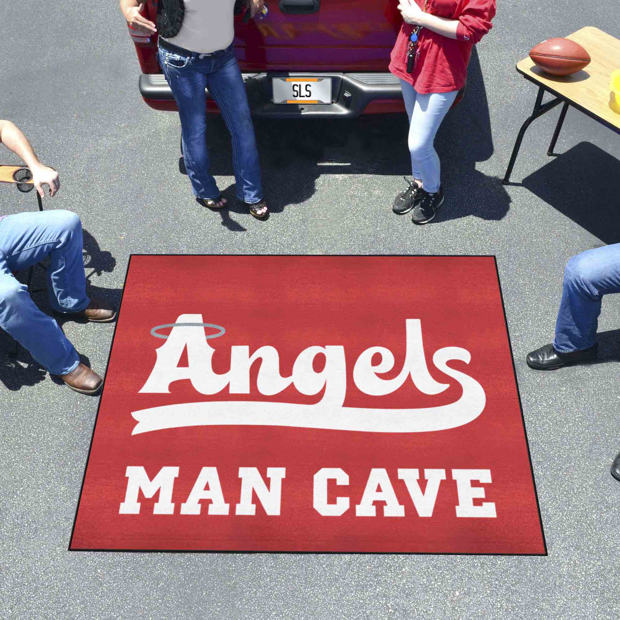 Los Angeles Angels Man Cave Tailgater Rug - 5ft. x 6ft.