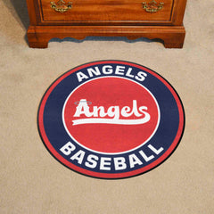 Los Angeles Angels Roundel Rug - 27in. Diameter