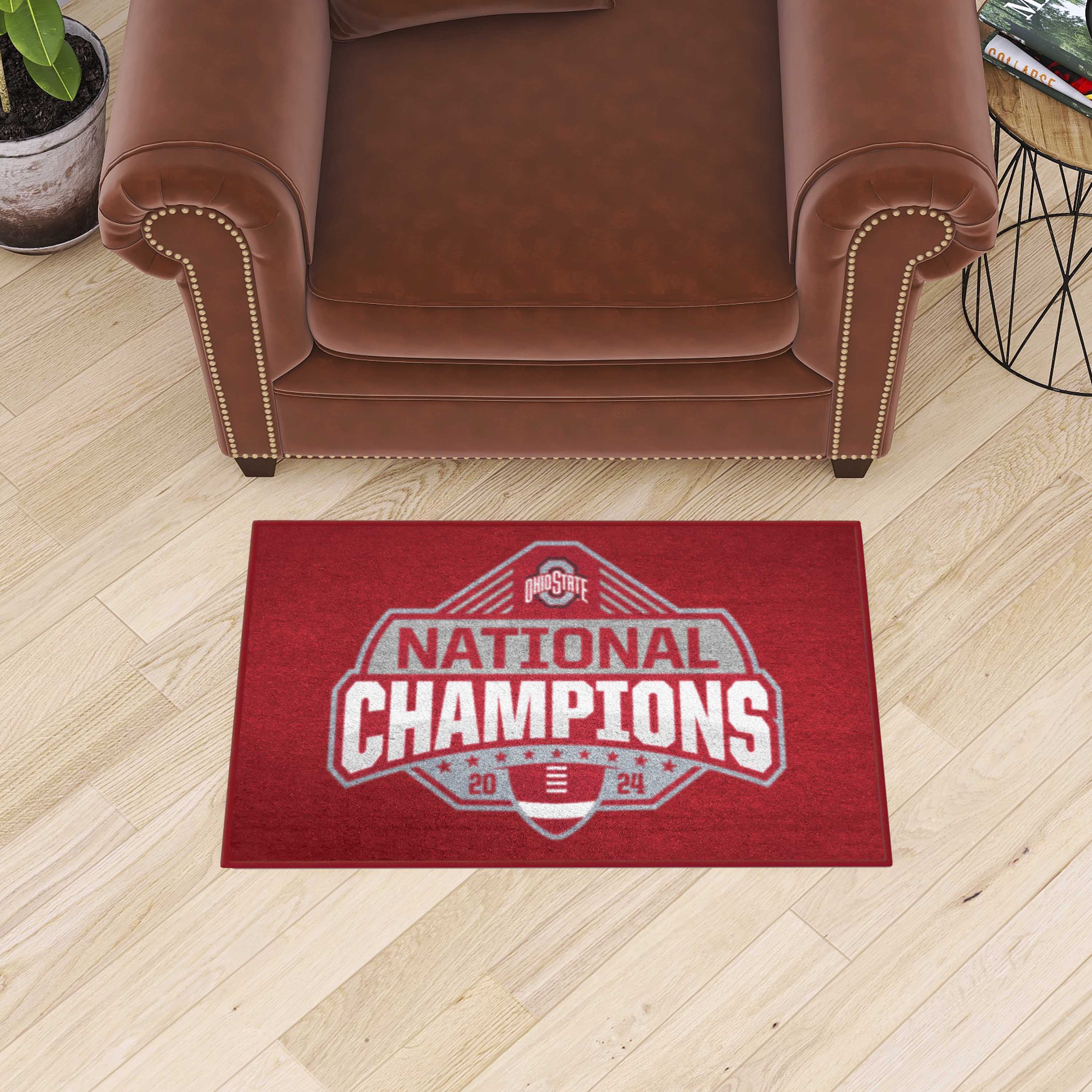 Official Ohio State 2024 National Champions Logo 19"x30" Starter Mat