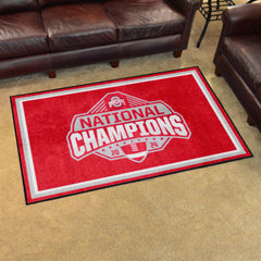 Official Ohio State 2024 National Champions Logo 44"x71" 4x6 Rug