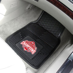 Official Ohio State 2024 National Champions Logo 17"x27" 2-pc Vinyl Car Mat Set