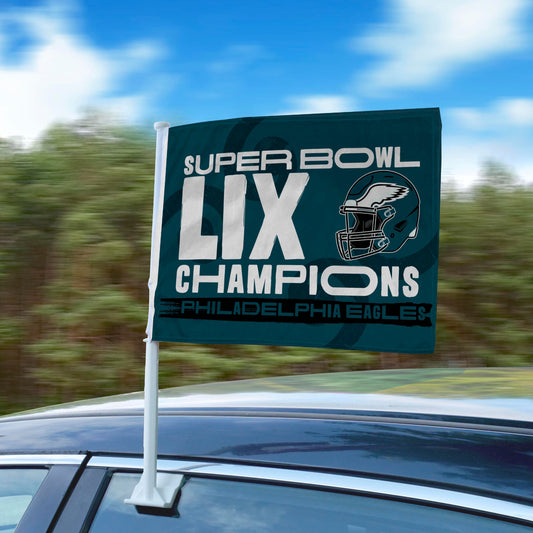 Philadelphia Eagles Super Bowl LIX Champions Car Flag