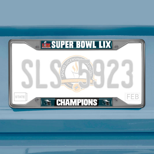 Philadelphia Eagles Super Bowl LIX Champions License Plate Frame