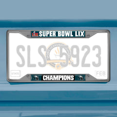 Philadelphia Eagles Super Bowl LIX Champions License Plate Frame