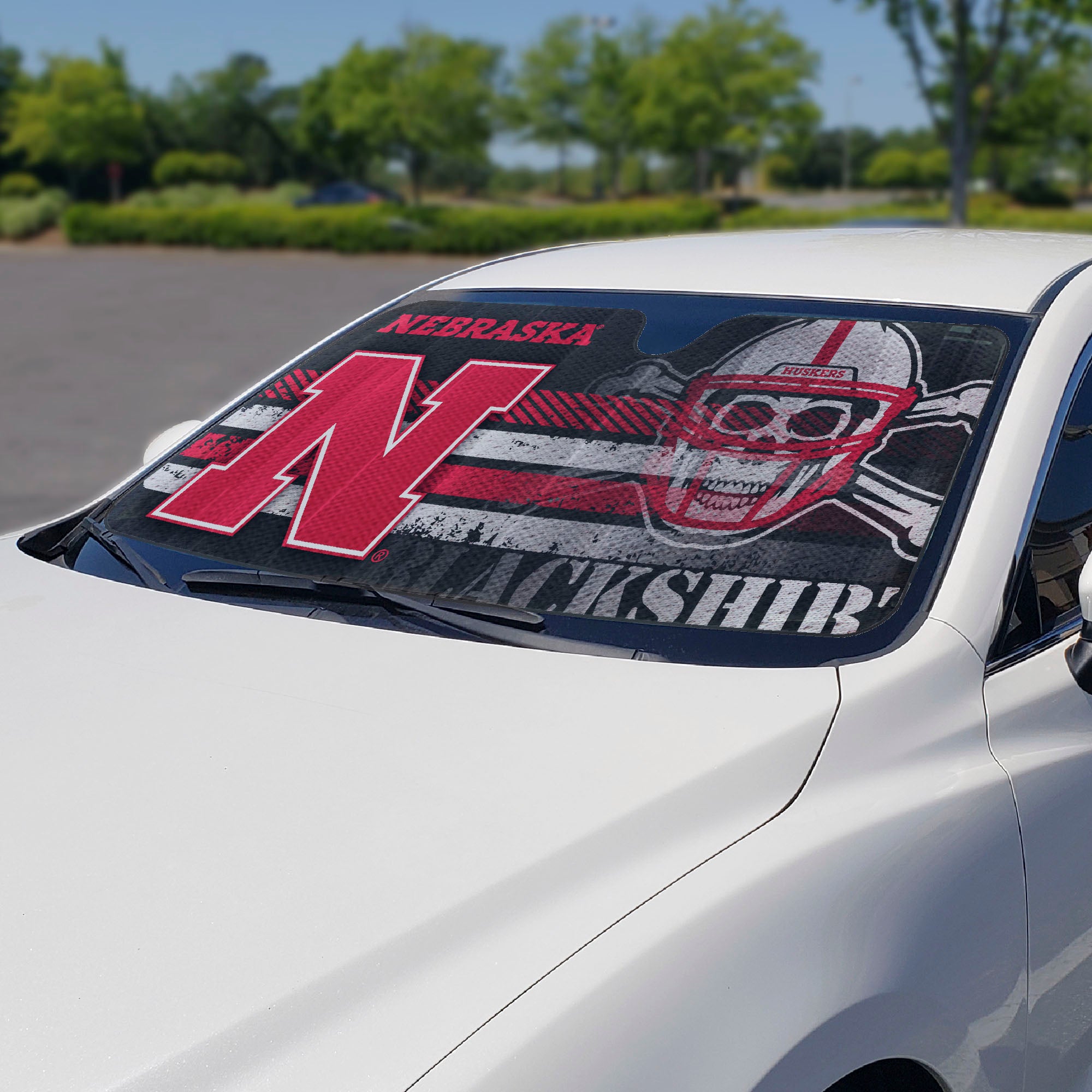 Nebraska Cornhuskers Windshield Sun Shade