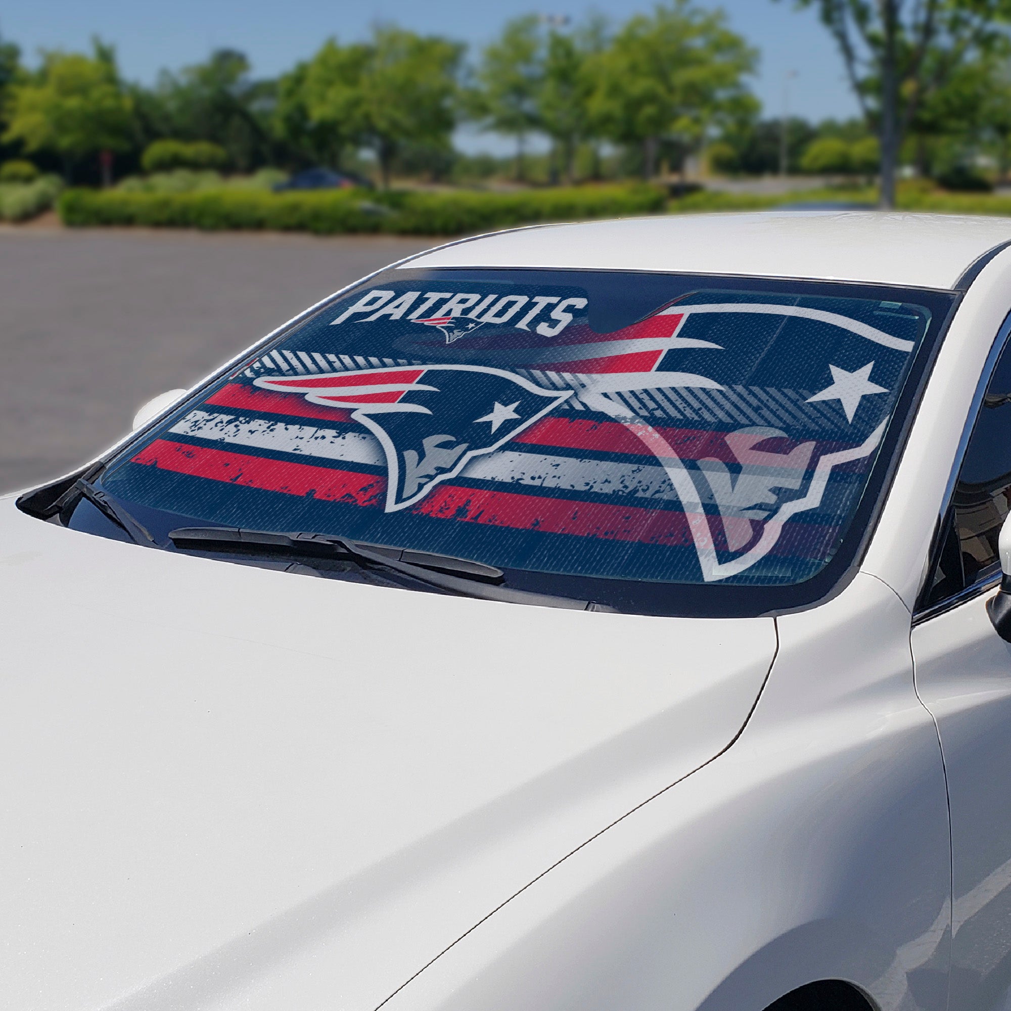 New England Patriots Windshield Sun Shade - New England Patriots