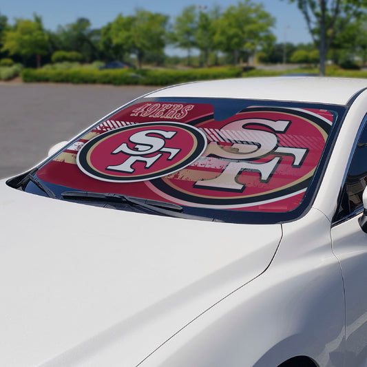 San Francisco 49ers Windshield Sun Shade