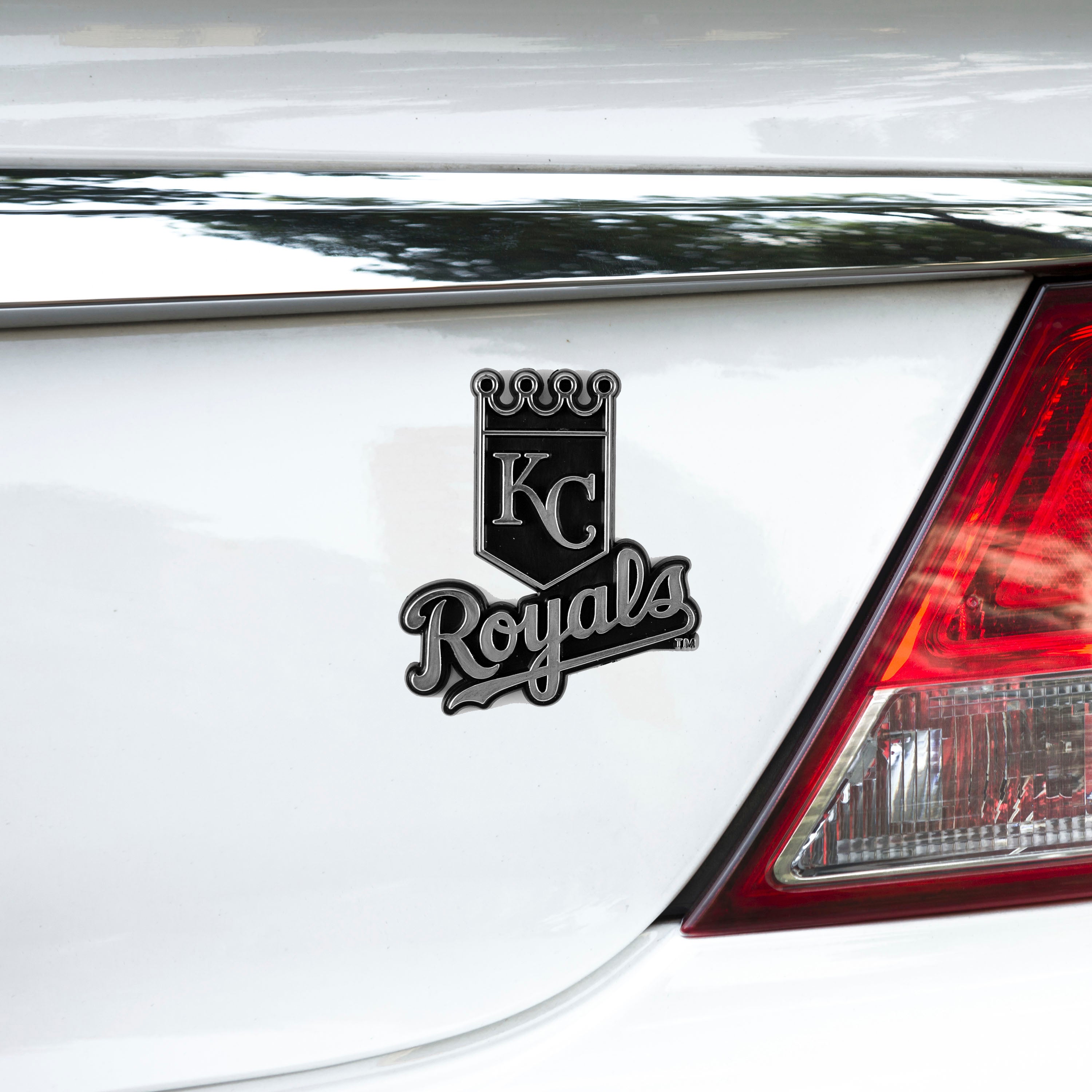 Kansas City Royals Molded Chrome Plastic Emblem